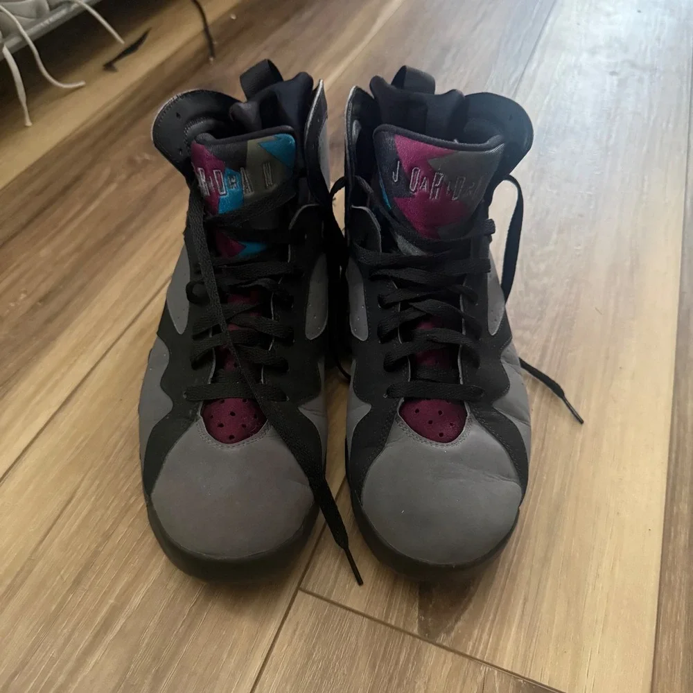 Air Jordan 7 Retro Bordeaux 2015 Basketball Shoes 304775-034 Men's Size 10